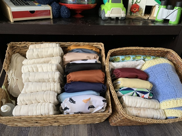 Cloth Diaper Organization- How to Keep Cloth Diapers Organized